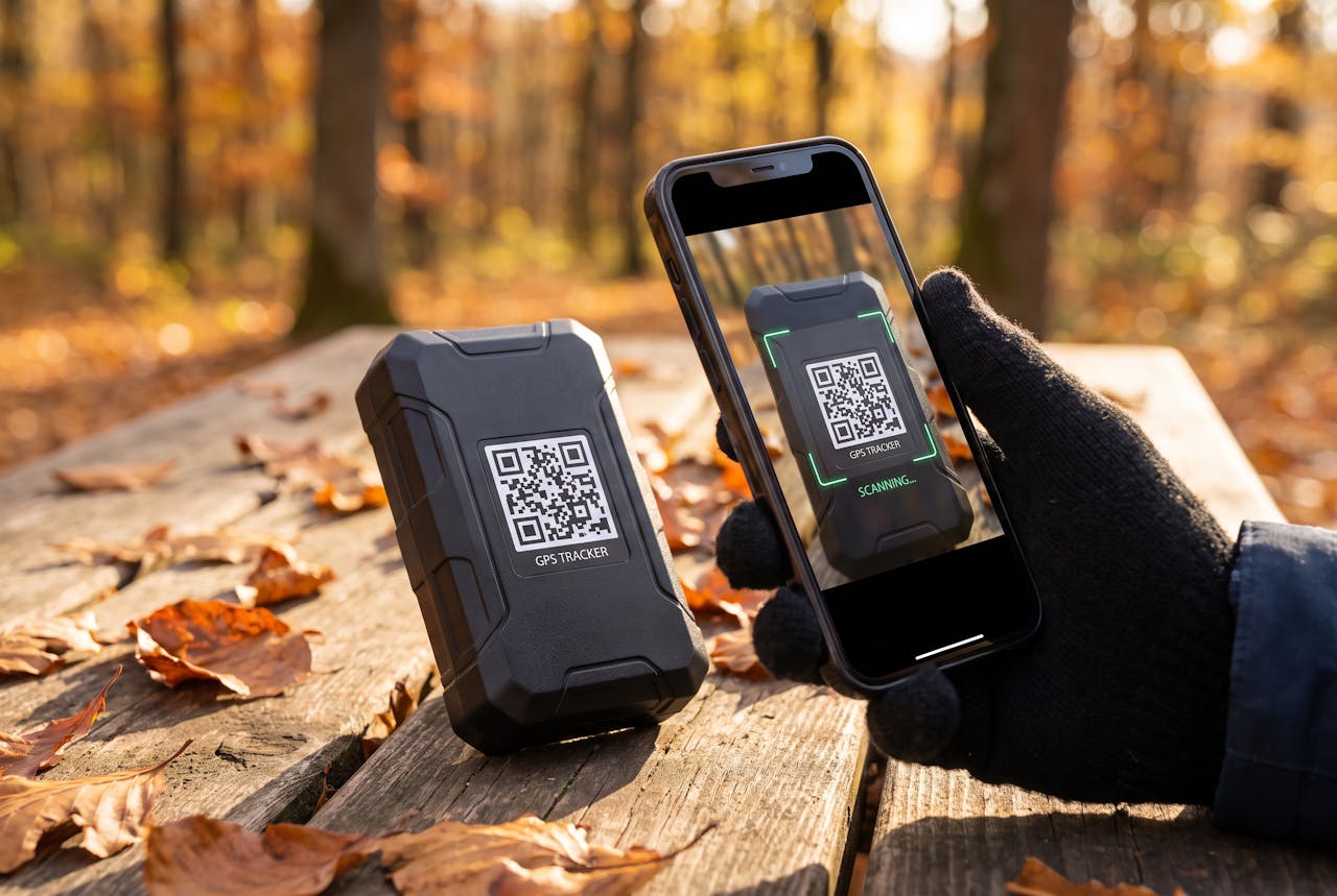 Scanning the QR code