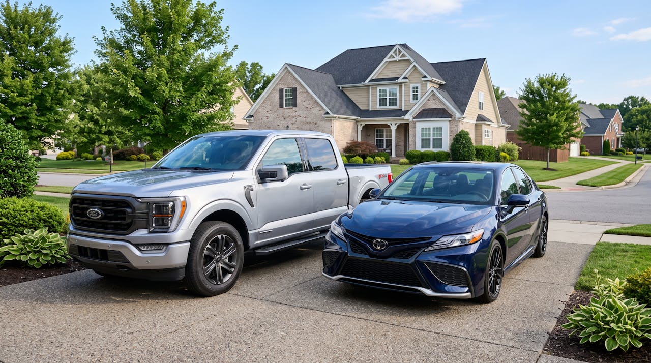 Cars and trucks