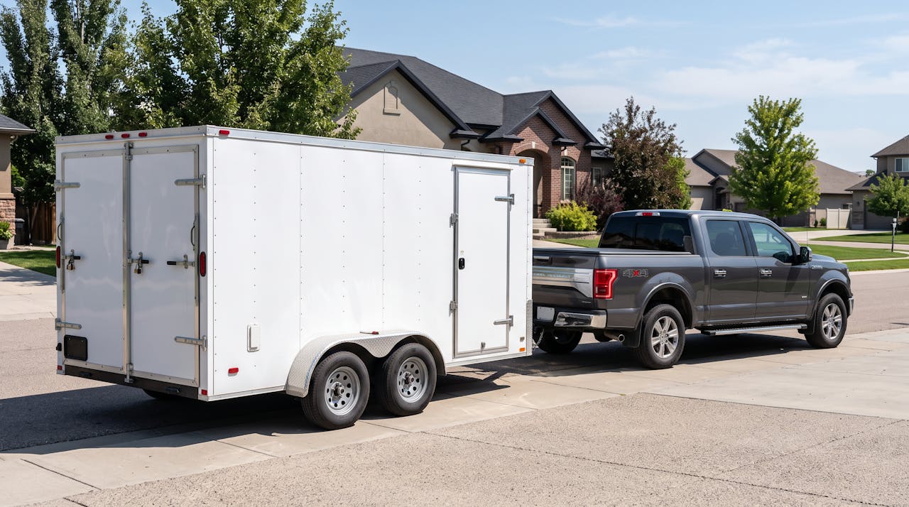 Enclosed cargo trailer